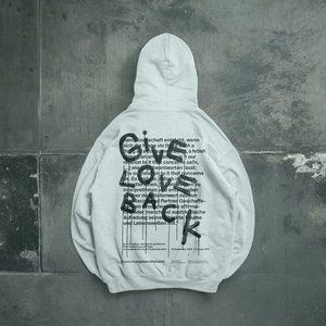 Vintage Love Hoodie, Baggy, Streetwear